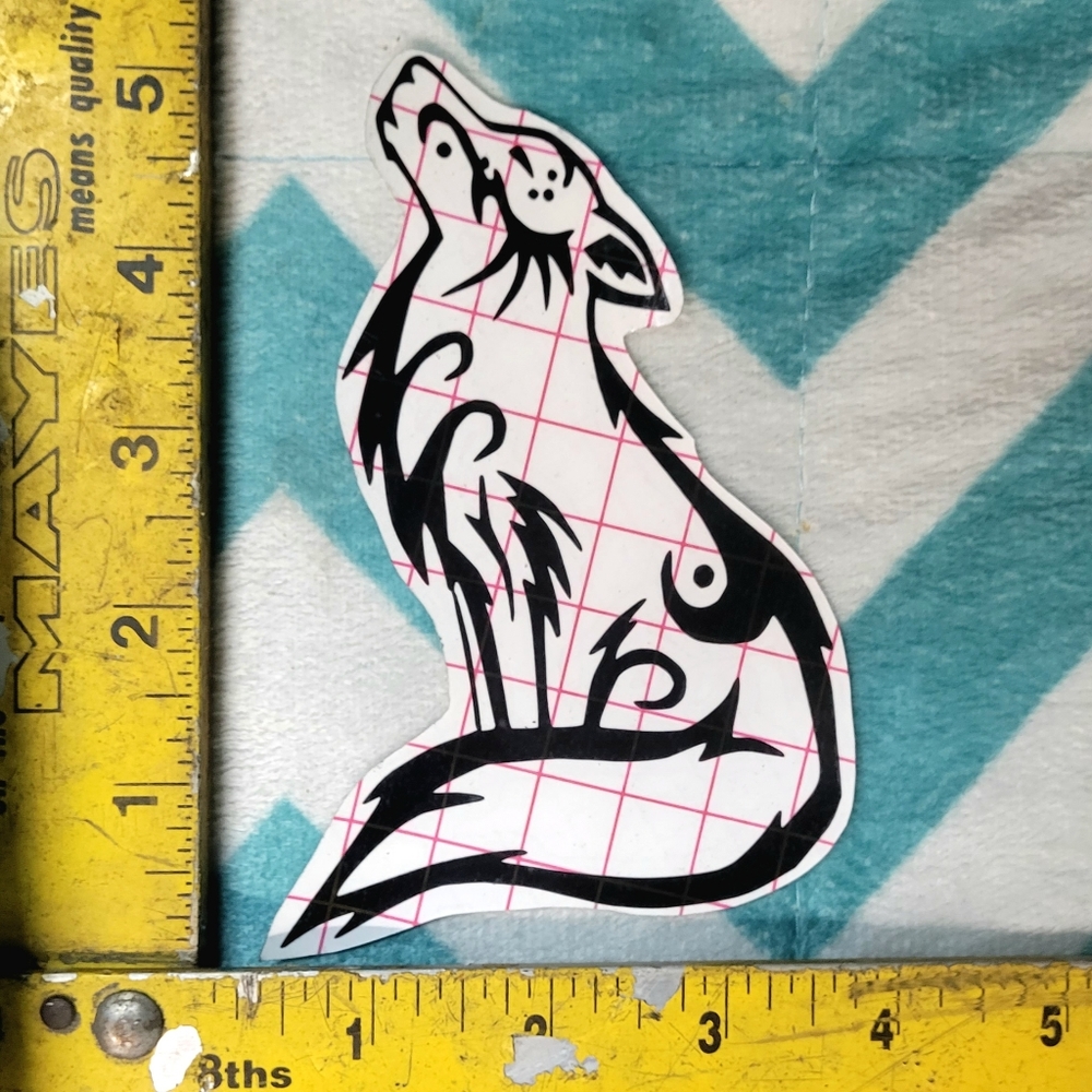 Permenant vinyl decal
